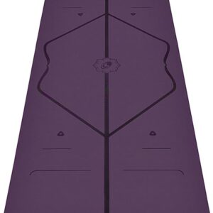 Liforme Original Yoga Mat – Free Yoga Bag Included – Patented Alignment System, Warrior-like Grip, Non-slip, Eco-friendly, sweat-resistant, long, wide, 4.2mm thick mat for comfort