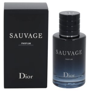 Dior Sauvage Parfum Spray for Men 2.0 Ounces, clear