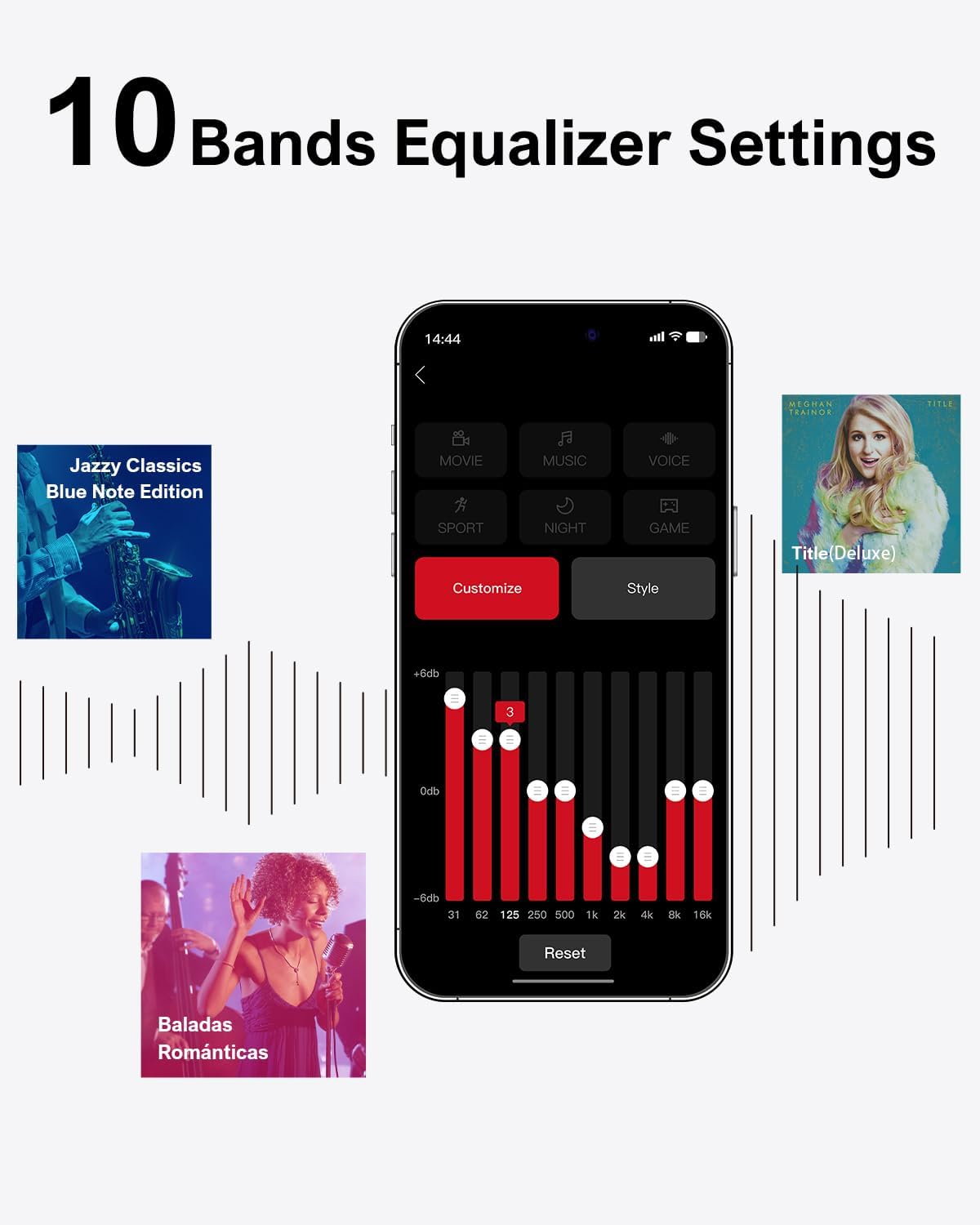 ULTIMEA 7.1ch Soundbar with Wireless Subwoofer, Virtual Surround Sound System for TV, App Control, 410W Peak Power, Sound bar for TV, 4 Wired Surround Speakers, Home Theater Sound System Poseidon D70 - Image 8