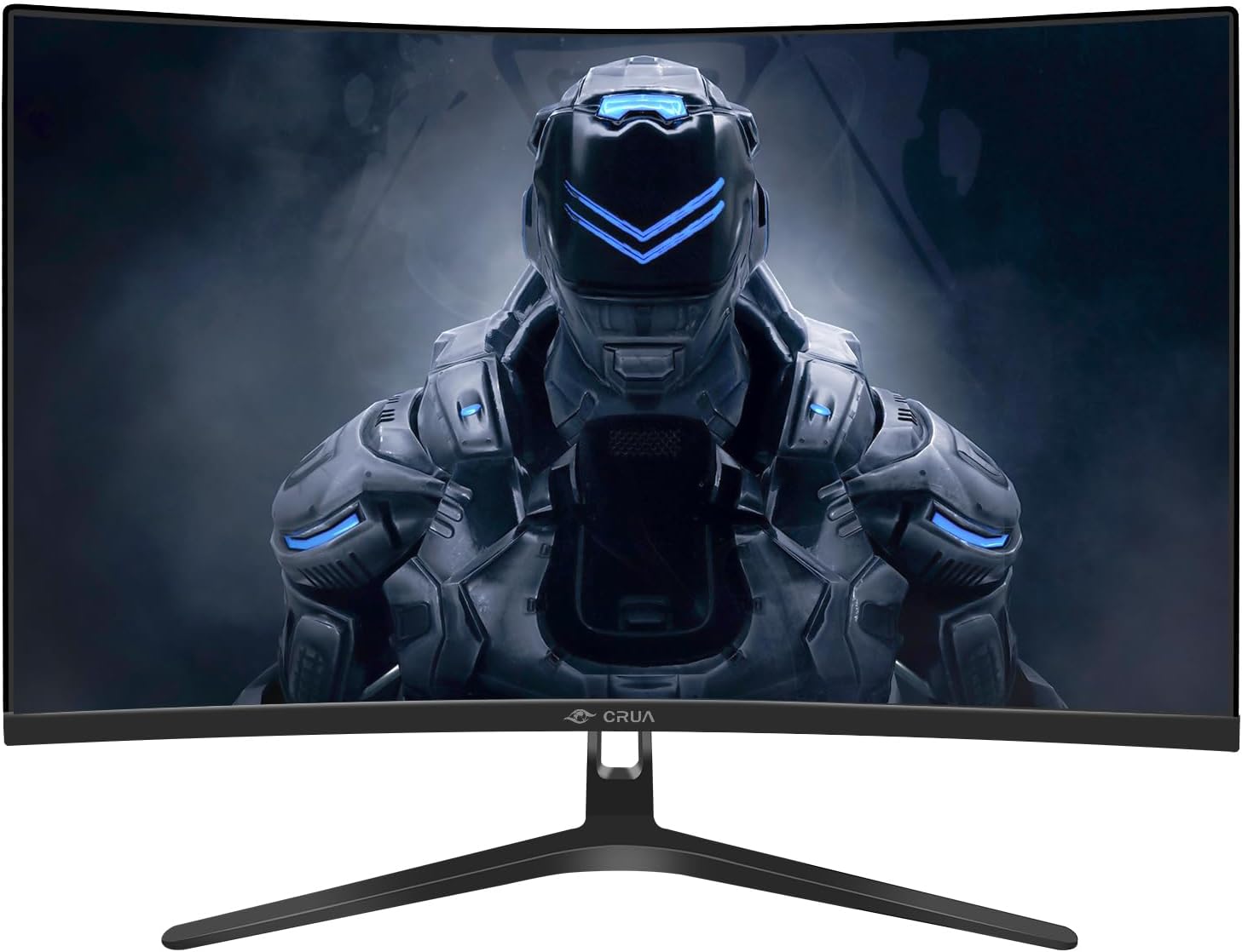 CRUA 27" Curved Gaming Monitor, FHD 1920x1080P, 144Hz/180Hz Computer Monitor, 1800R VA Screen, 120% sRGB, AMD FreeSync, HDMI & DP, Wall Mount Install- Black - Image 2