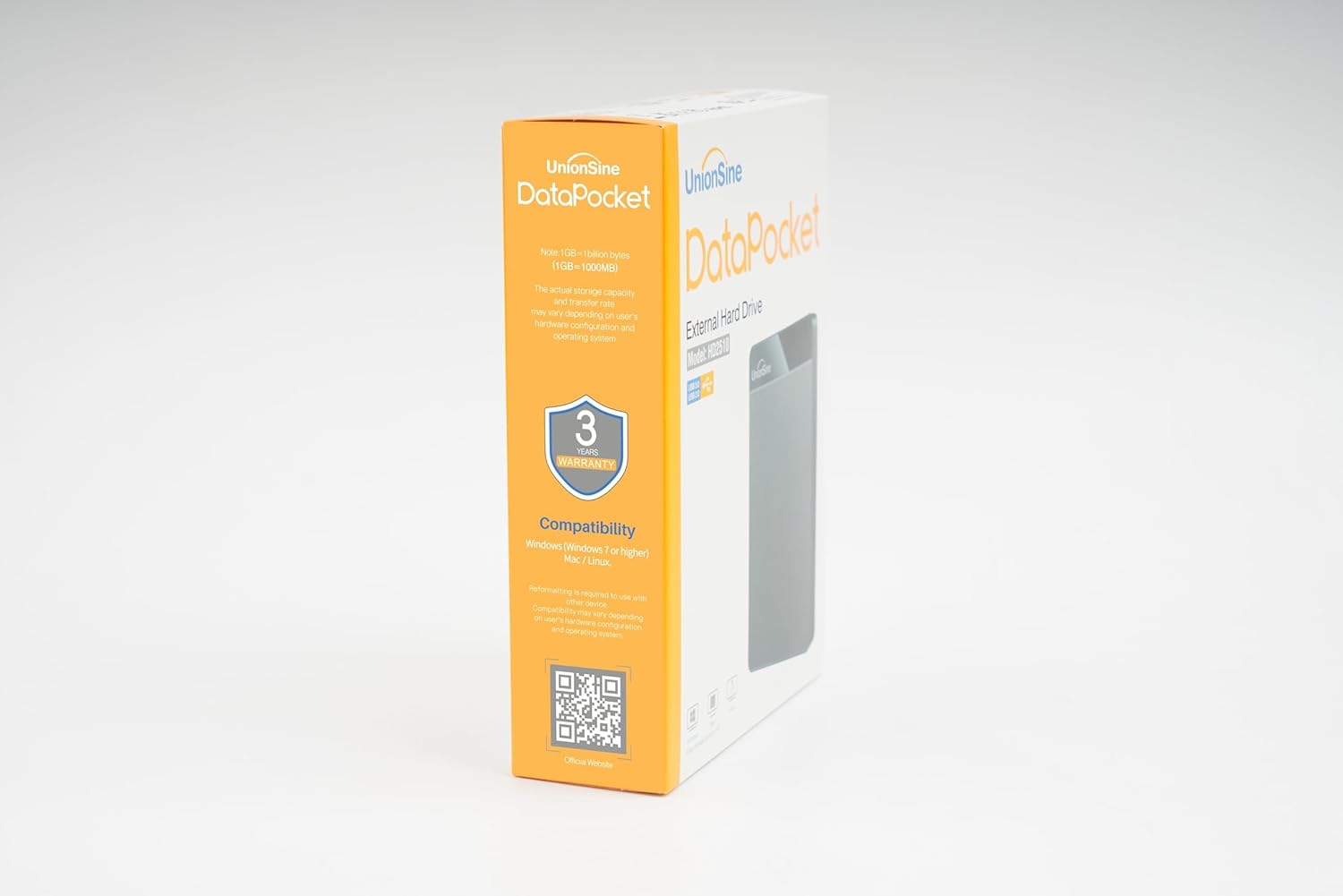 UnionSine 500GB 2.5" Ultra Slim Portable External Hard Drive HDD-USB 3.0 for PC, Mac, Laptop, PS4, Xbox one,Xbox 360-HD-2510(Black) - Image 9