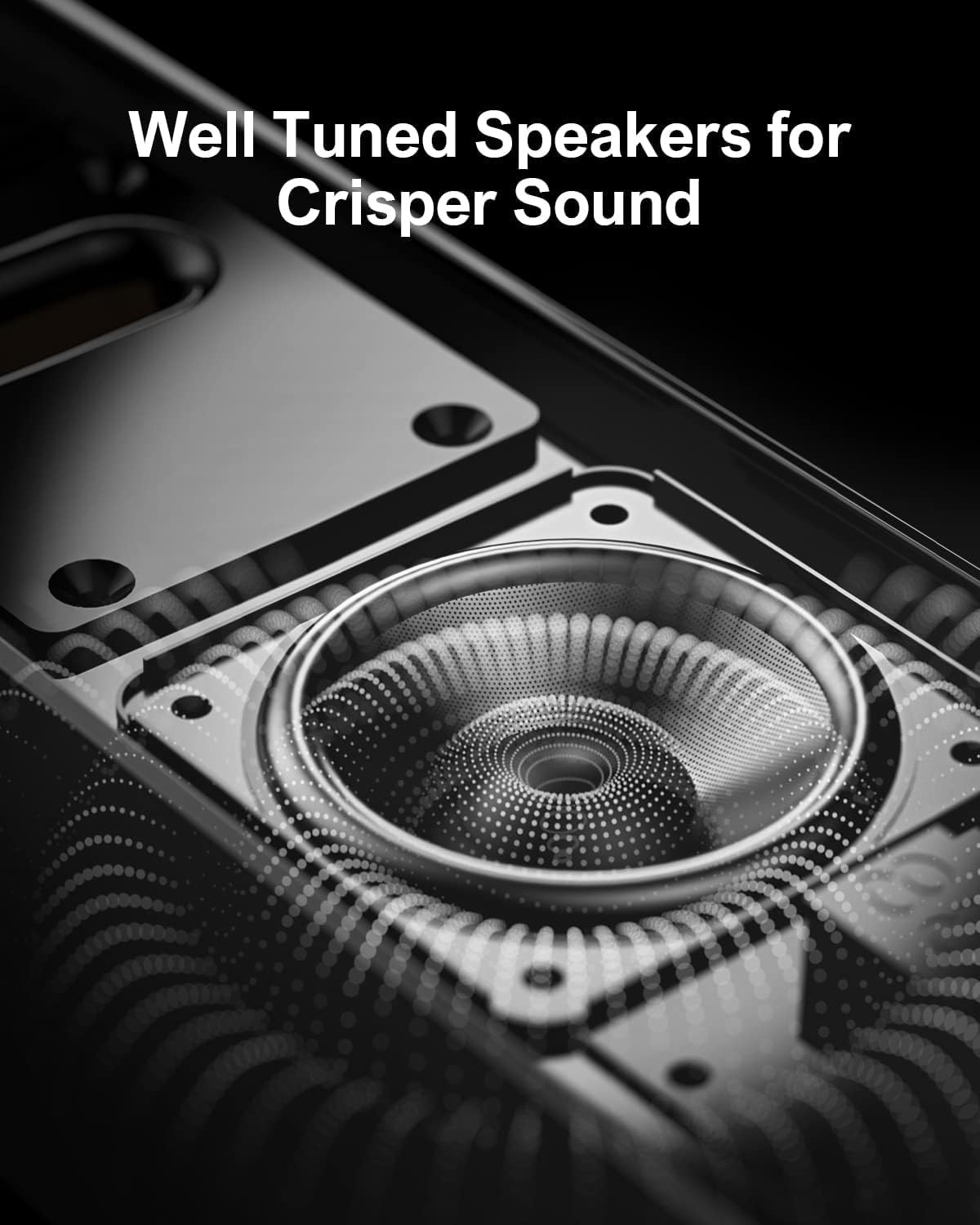 ULTIMEA 2.2ch Sound Bar for TV, Peak Power 100W, 2-in-1 Detachable Bluetooth 5.3 Soundbar for TV, 3 EQ Modes, Bass Adjustable for TV Speakers, App, ARC/Optical/Aux/Wall Mount, Apollo S40 - Image 3