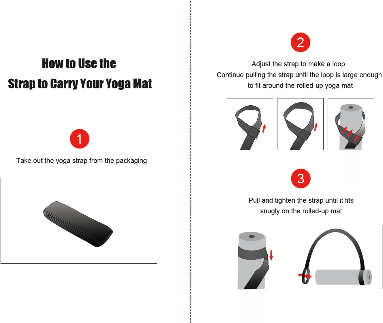 KS Premium Yoga Mat - TPE Material, Excellent Resilience, Non Slip, 72” x 24” Extra Thick 0.4"(10 mm) with Carrying Strap - Image 8