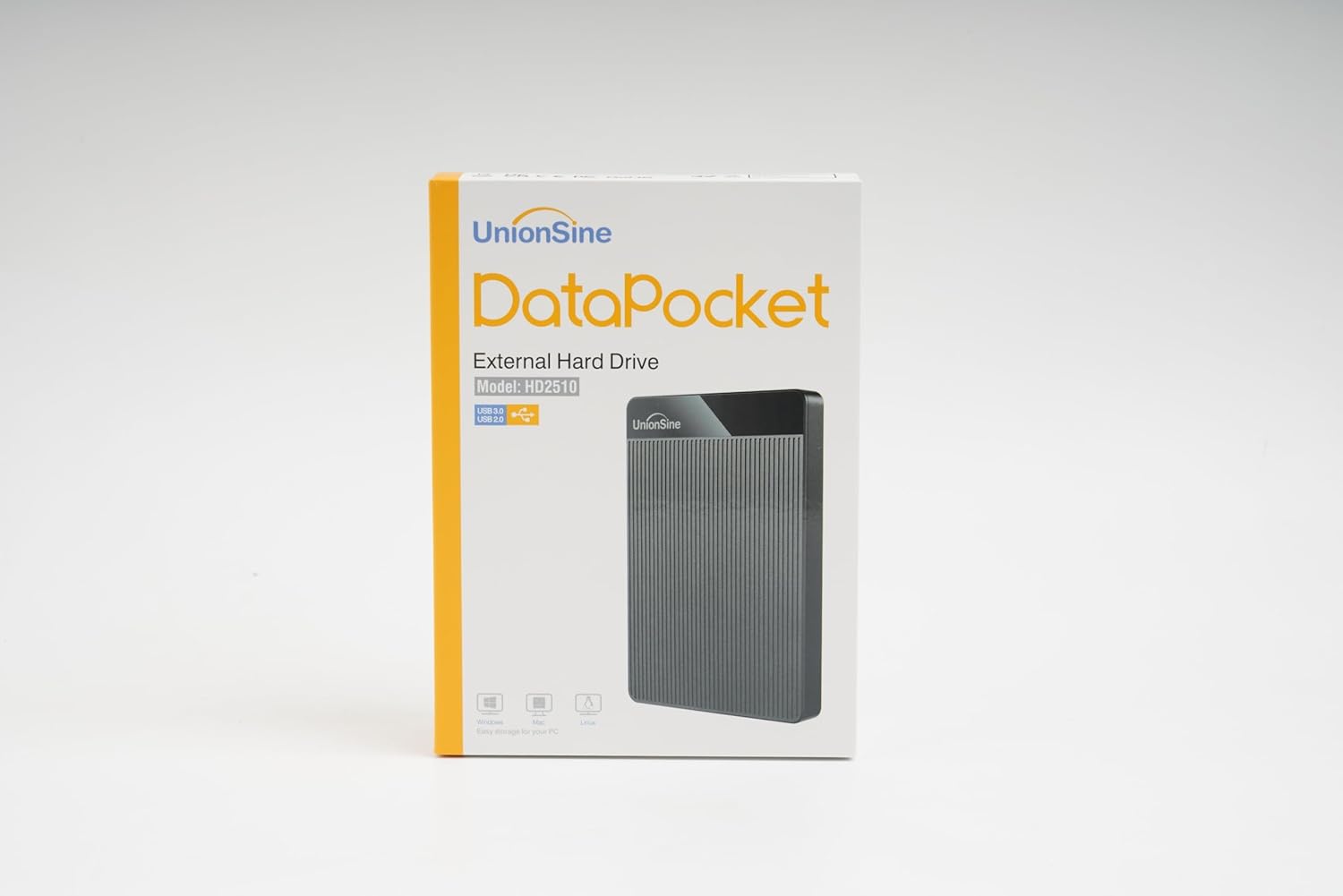 UnionSine 500GB 2.5" Ultra Slim Portable External Hard Drive HDD-USB 3.0 for PC, Mac, Laptop, PS4, Xbox one,Xbox 360-HD-2510(Black) - Image 7