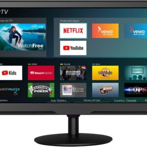 20inch Smart TV,Full HD 1080p LED Flat Screen with ATSC TV,with Built-in HDMI USB Suitable for Kitchen Kid’s Room Basement or RV Camper