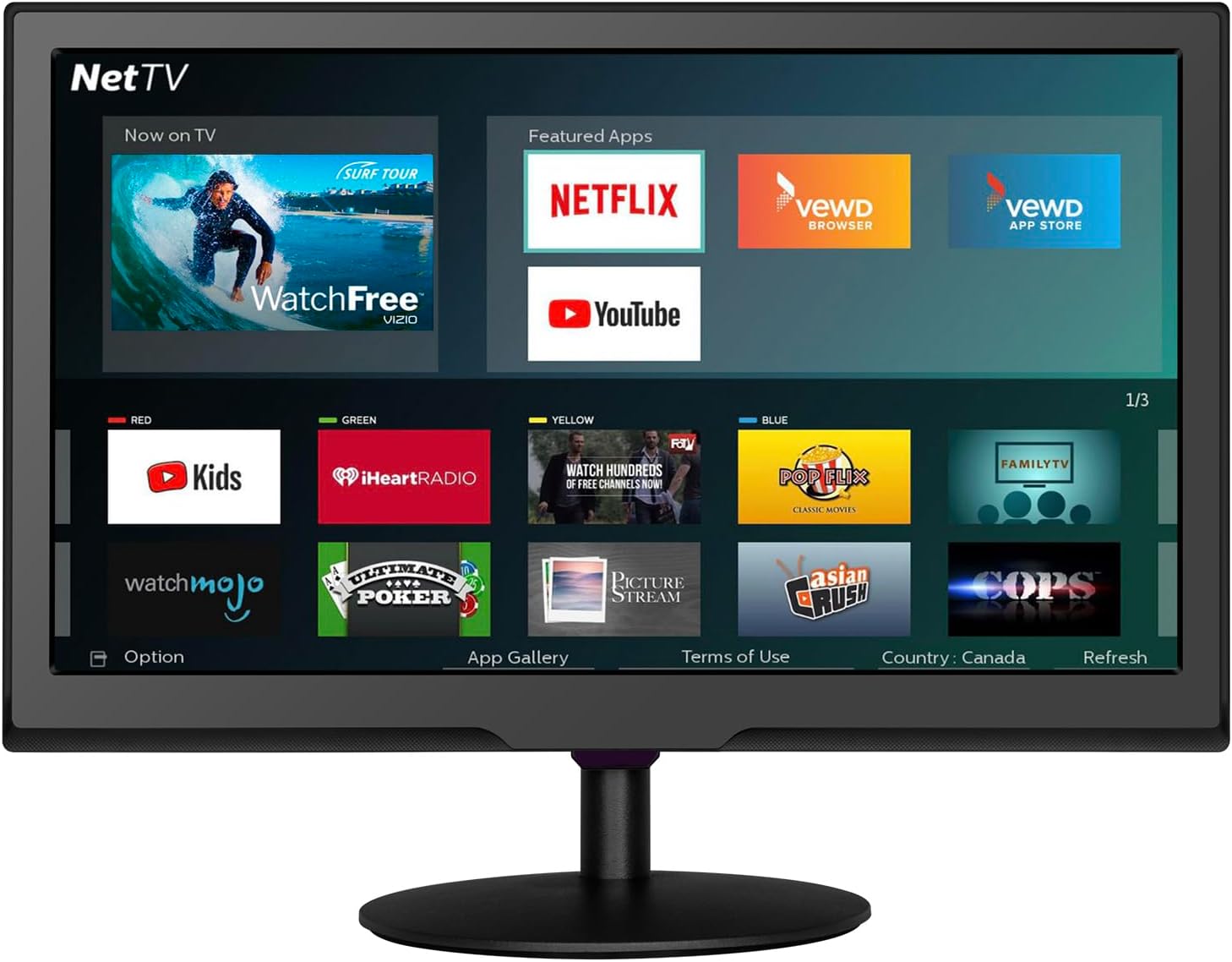 20inch Smart TV,Full HD 1080p LED Flat Screen with ATSC TV,with Built-in HDMI USB Suitable for Kitchen Kid's Room Basement or RV Camper