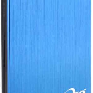 NRICO 500GB Portable External Hard Drive USB 3.0 HDD 2.5inch Storage Compatible for PC, Mac, Desktop,PS4 (500GB, Blue)