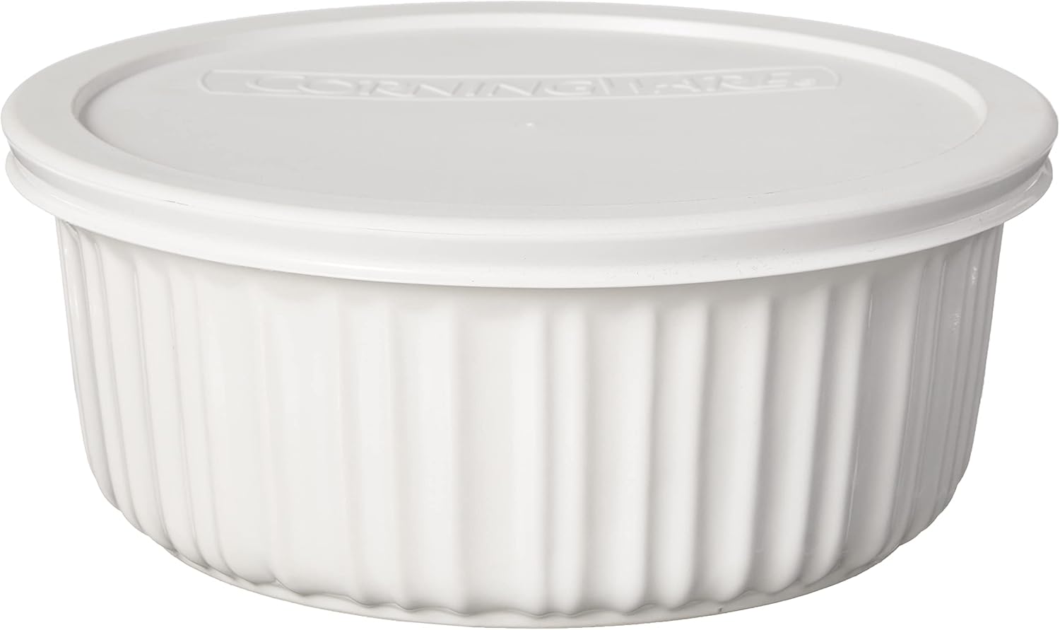 CorningWare French White 7-Pc Ceramic Bakeware Set with Lids Chip and Crack Resistant Stoneware Baking Dish, Microwave, Dishwasher, Oven, Freezer and Fridge Safe - Image 5
