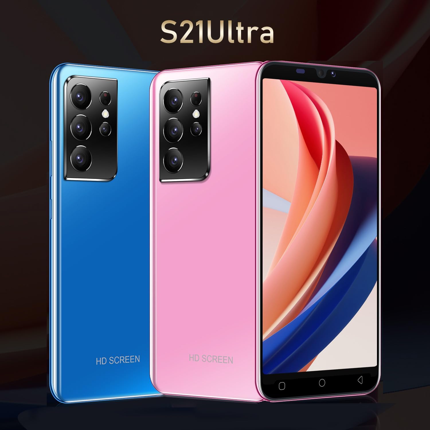 Cheap Mobile Phone, 5.0 Inch Dual SIM, Quad Core 16GB ROM, Android 9.0, Dual Camera, WiFi/Face ID, 3G/2G Unlocked Phone (Blue) - Image 2