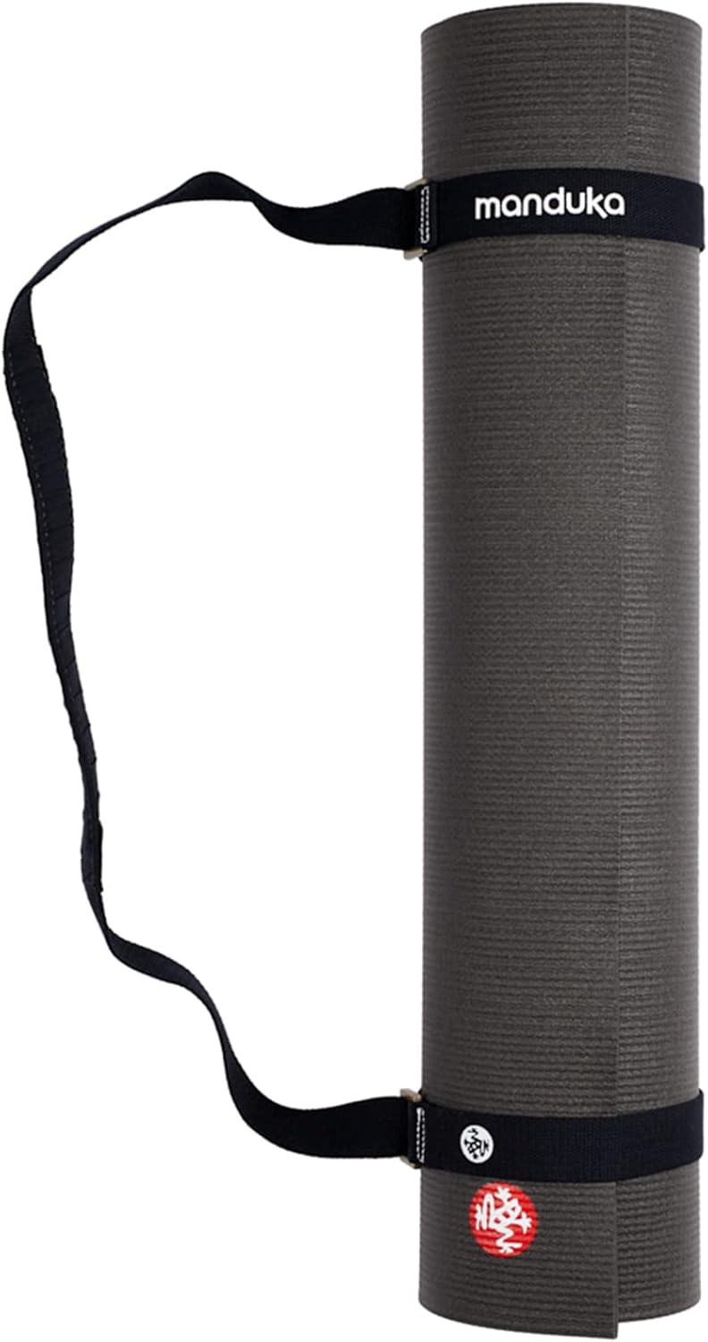 Manduka Yoga Commuter Mat Carrier - Eco-Friendly Cotton, Easy to Carry, Hands-Free, For All Mat Sizes, 68" x 1.5"
