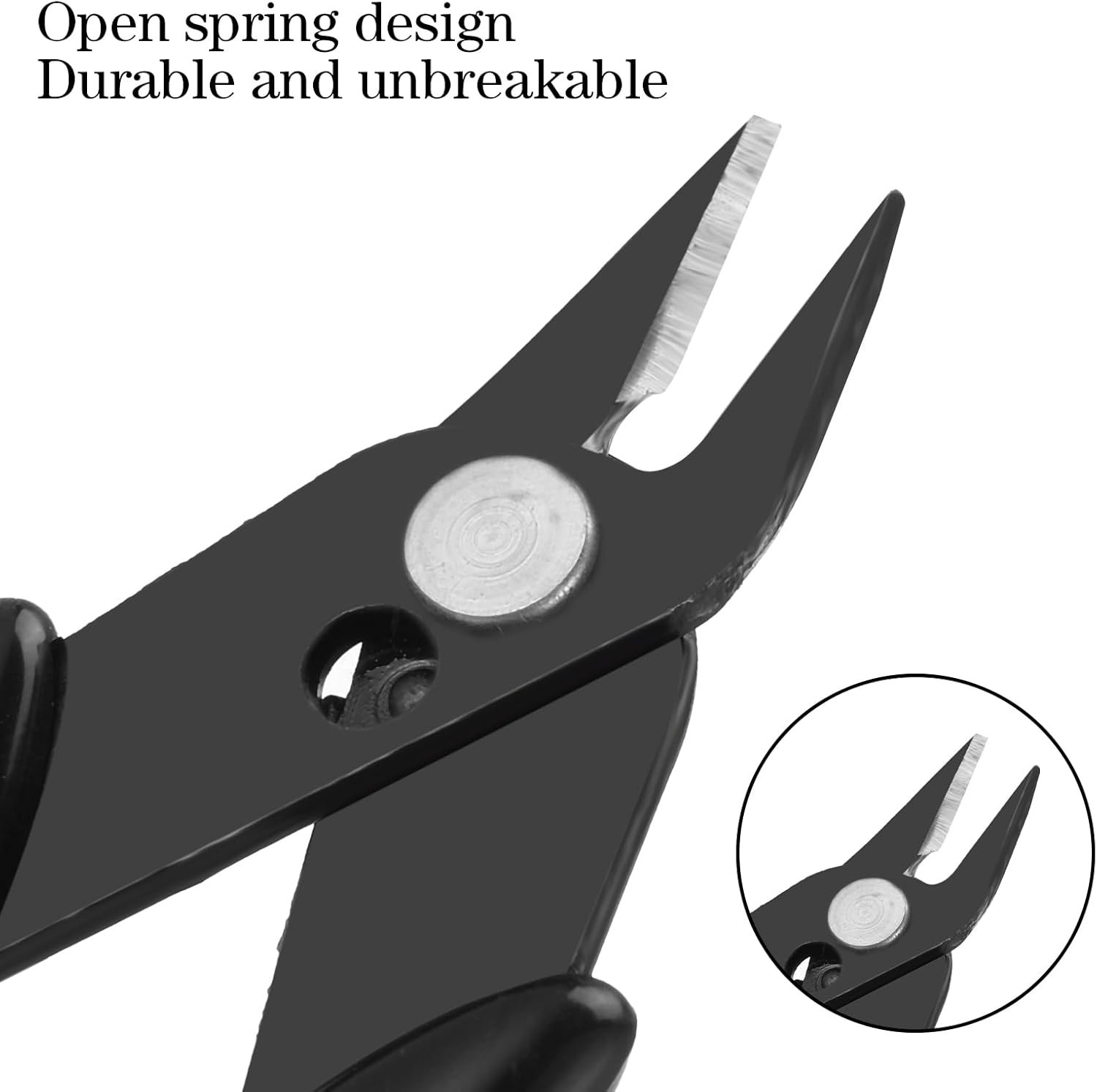 Hair Extension Tools Kit - Keratin Bond Cutting Pliers with An Opening Spring, Mini Hair Pliers for Micro Nano Ring Hair Extensions Opener and Removal Tool - Image 6