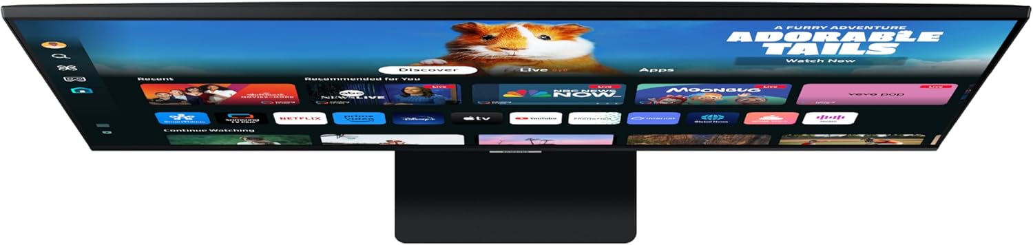 SAMSUNG 27-Inch M5 (M50D) Series FHD Smart Monitor with Streaming TV, Speakers, HDR10, Gaming Hub, Multiple Ports, Workout Tracker, Vision Accessibility Tools, LS27DM500ENXGO, 2024 - Image 3