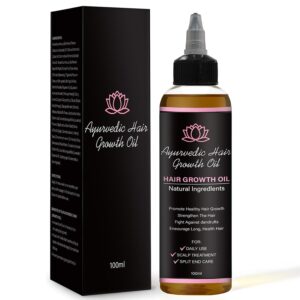 Lifewitqueenp Hair Care Growth Oil, Queenp Ayurvedic Hair Growth Oil, Lightweight for All Hair Types (1 Pack)
