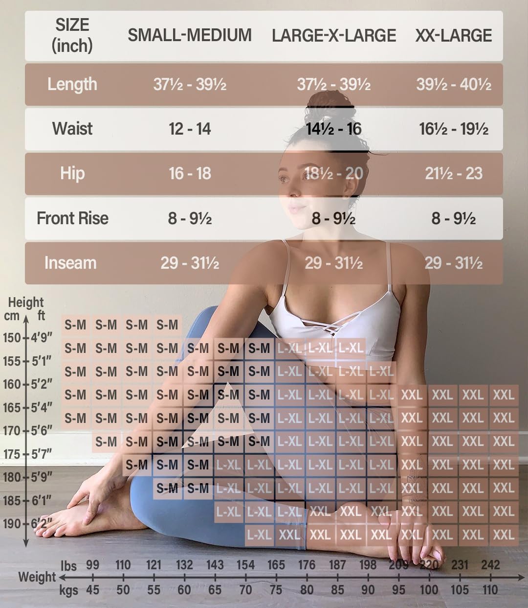 Blisset 3 Pack High Waisted Leggings for Women-Soft Athletic Tummy Control Pants for Running Yoga Workout Reg & Plus Size - Image 6