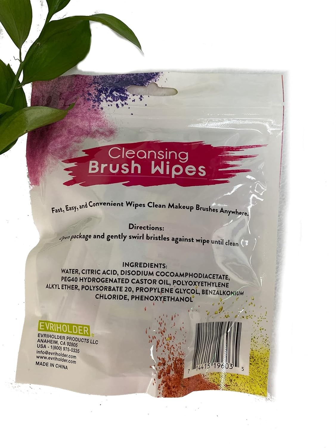 48 Individually Wrapped Makeup Brush Cleansing Cloths - Quick & Convenient Brush Cleaner Wipe- For Make up Artists Cosmetology Students Make up Tutorial ON THE GO, Travel TSA Approved - Image 7