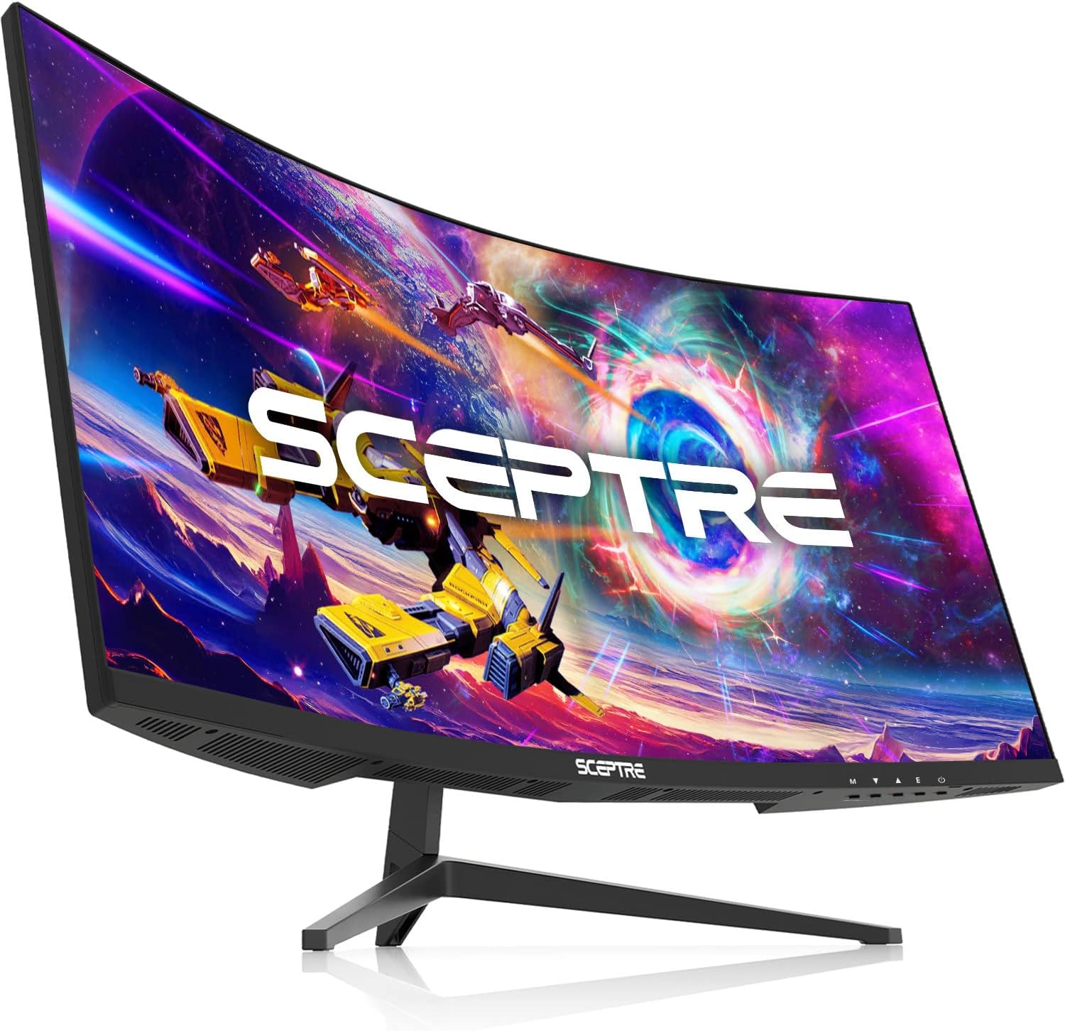 Sceptre 30-inch Curved Gaming Monitor 21:9 2560x1080 Ultra Wide/ Slim HDMI DisplayPort up to 200Hz Build-in Speakers, Metal Black (C305B-200UN1) - Image 5