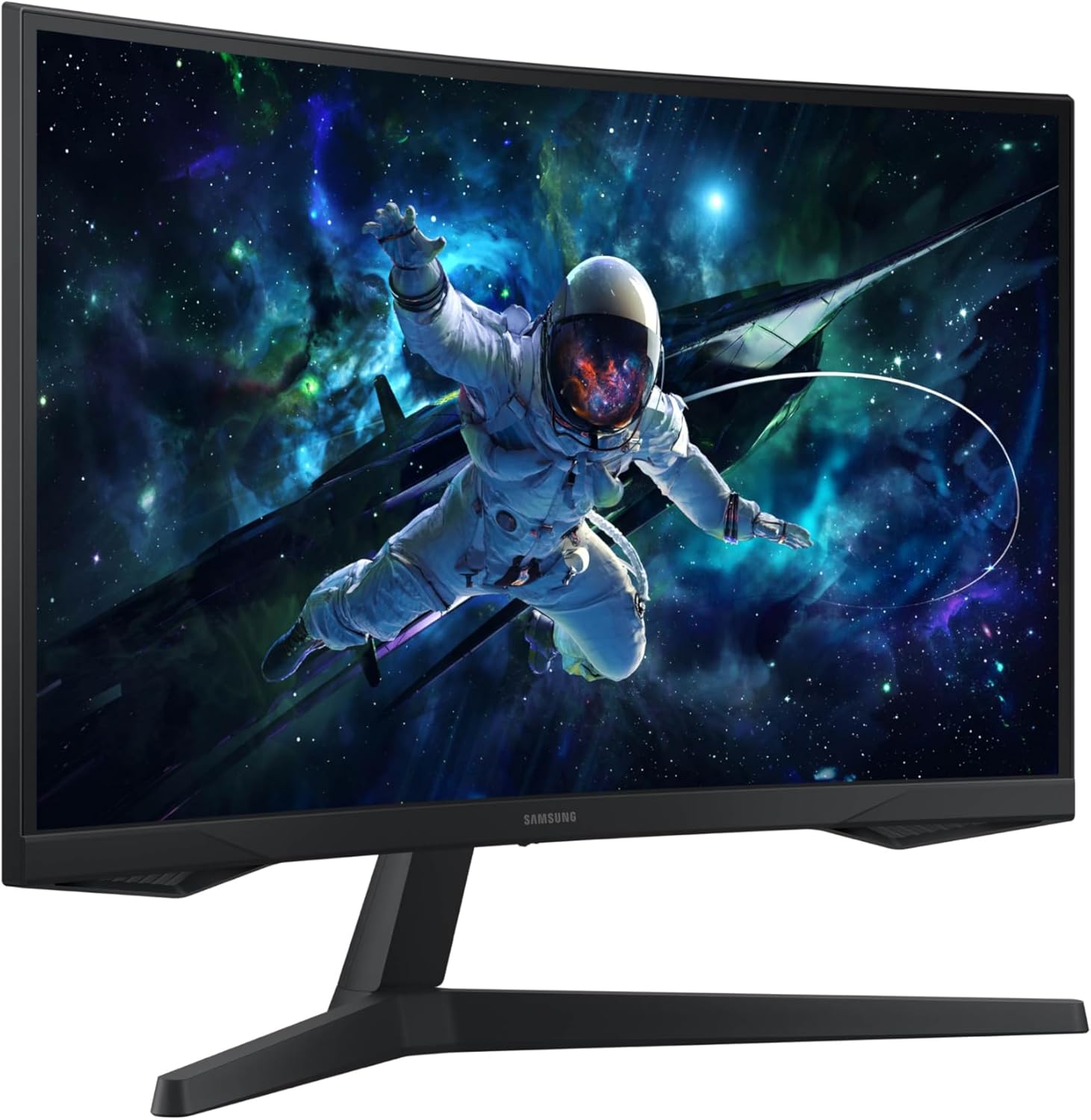 SAMSUNG 32" Odyssey G55C Series QHD 1000R Curved Gaming Monitor, 1ms(MPRT), HDR10, 165Hz, AMD Radeon FreeSync, Eye Care, Glare Free, Sharp Resolution LS32CG550ENXZA - Image 2