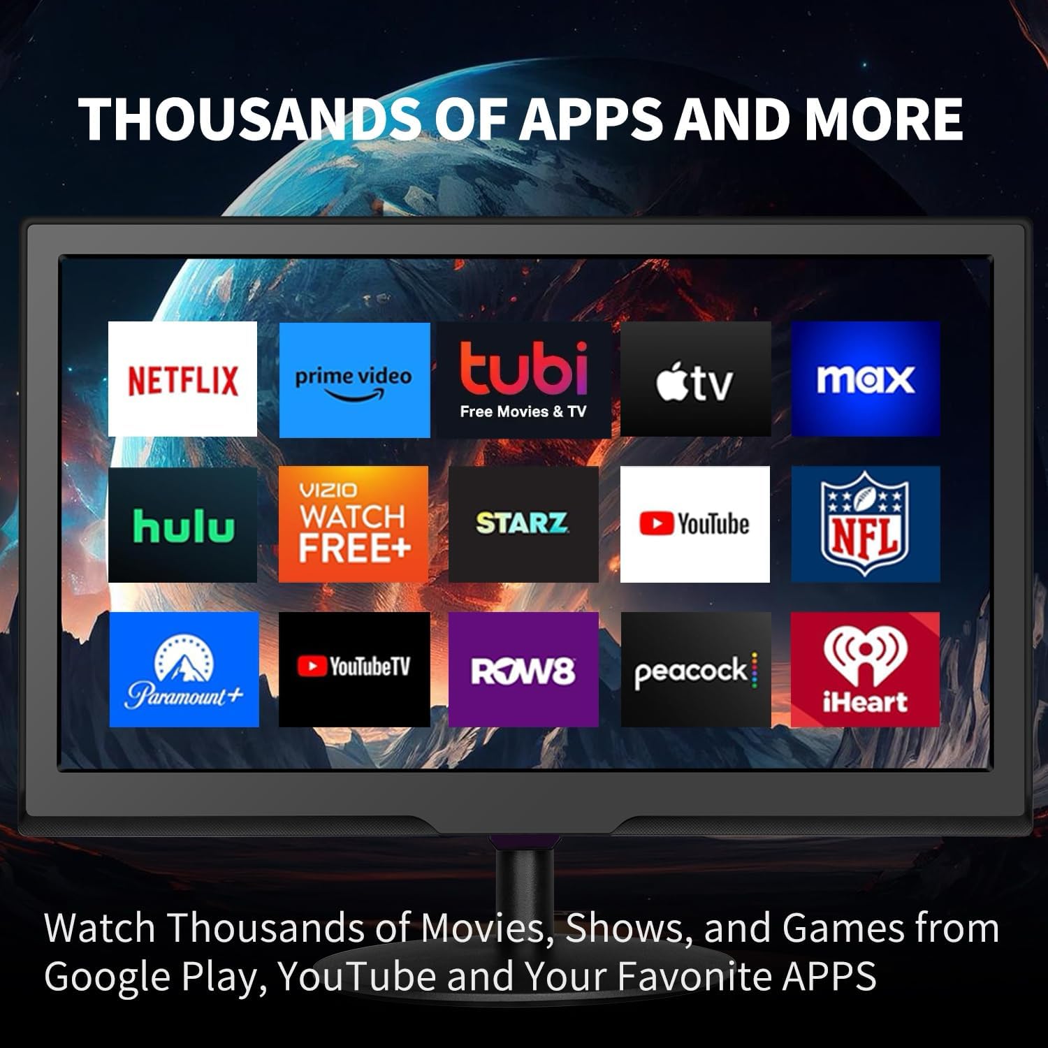 20inch Smart TV,Full HD 1080p LED Flat Screen with ATSC TV,with Built-in HDMI USB Suitable for Kitchen Kid's Room Basement or RV Camper - Image 7