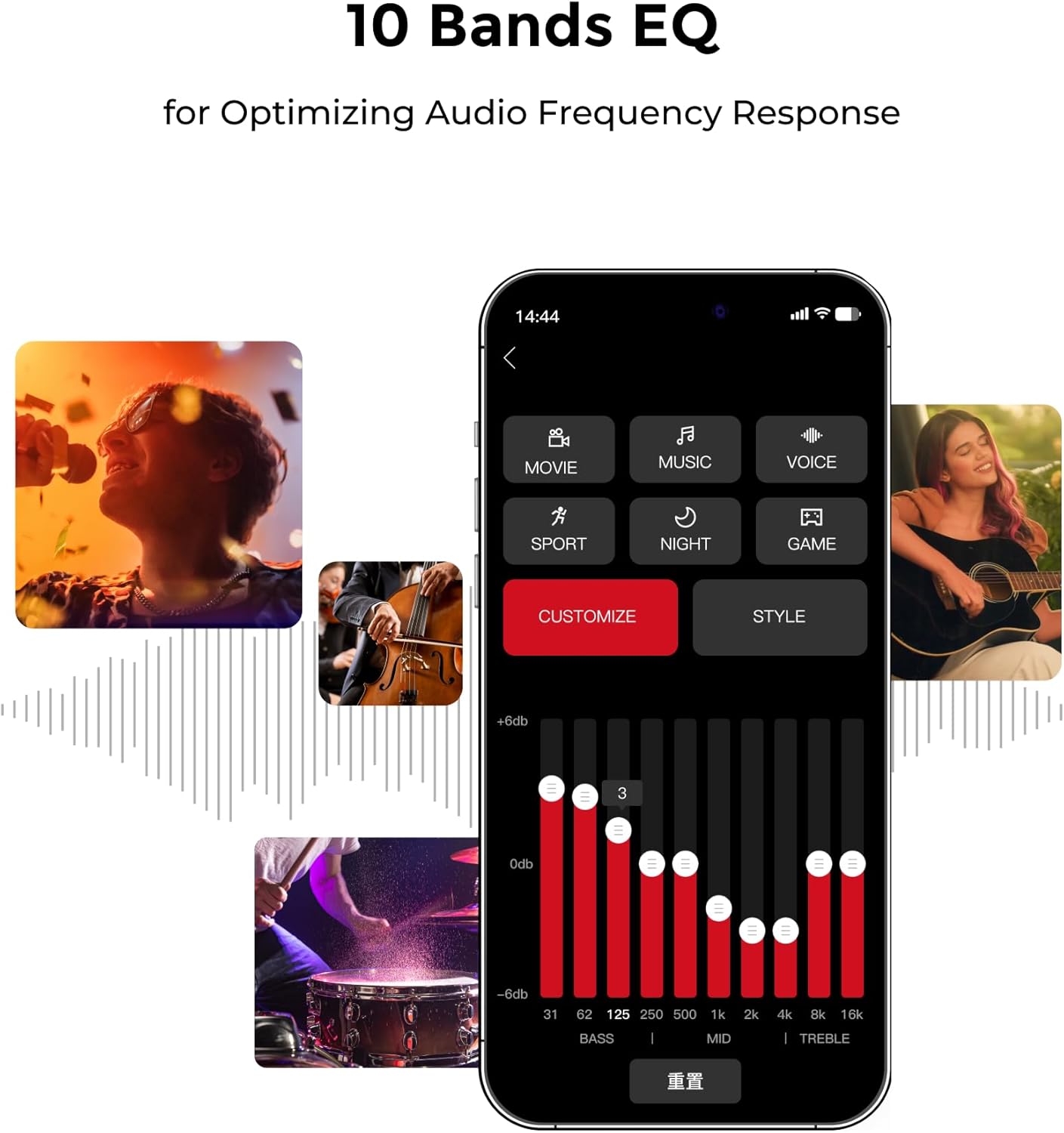 ULTIMEA 7.1ch Sound Bar with Dolby Atmos, Surround Sound System for TV with 4 Surround Speakers, Sound Bar for Smart TV with App Control, Soundbar with Subwoofer for Home Theater, HDMI eARC, Aura A60 - Image 6