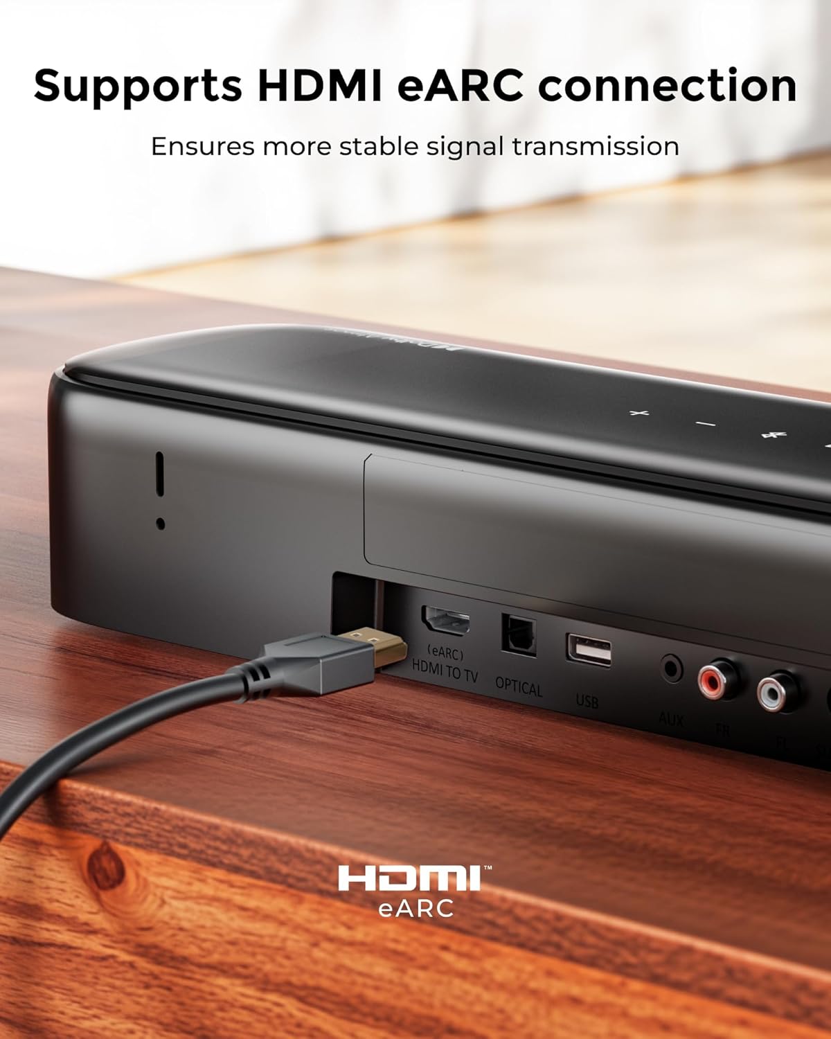 ULTIMEA 7.1ch Sound Bar with Dolby Atmos, Surround Sound System for TV with 4 Surround Speakers, Sound Bar for Smart TV with App Control, Soundbar with Subwoofer for Home Theater, HDMI eARC, Aura A60 - Image 4