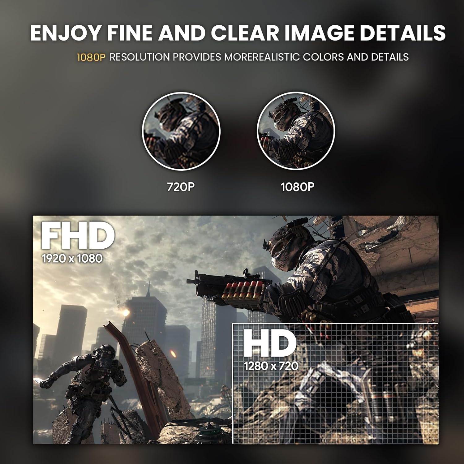 CRUA 27" Curved Gaming Monitor, FHD 1920x1080P, 144Hz/180Hz Computer Monitor, 1800R VA Screen, 120% sRGB, AMD FreeSync, HDMI & DP, Wall Mount Install- Black - Image 5