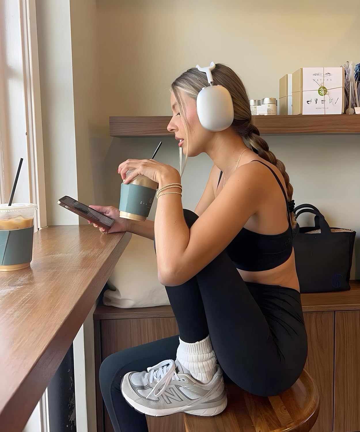 Blisset 3 Pack High Waisted Leggings for Women-Soft Athletic Tummy Control Pants for Running Yoga Workout Reg & Plus Size - Image 4