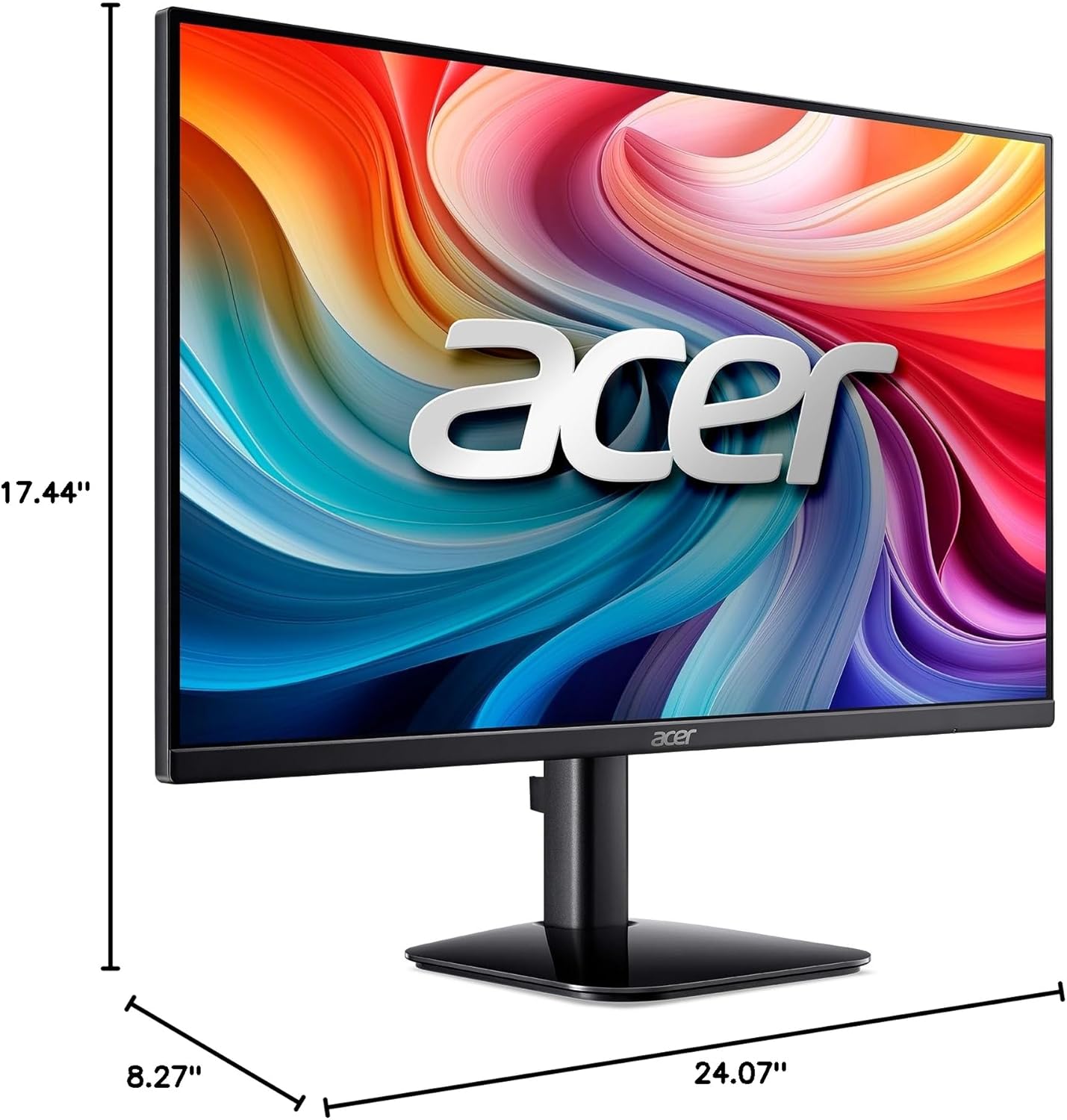 acer KB272 G0bi 27" IPS Full HD (1920 x 1080) Gaming Office Monitor | Adaptive-Sync Support (FreeSync Compatible) | Up to 120Hz Refresh | 1ms (VRB) | sRGB 99% | Tilt | HDMI & VGA Ports - Image 15