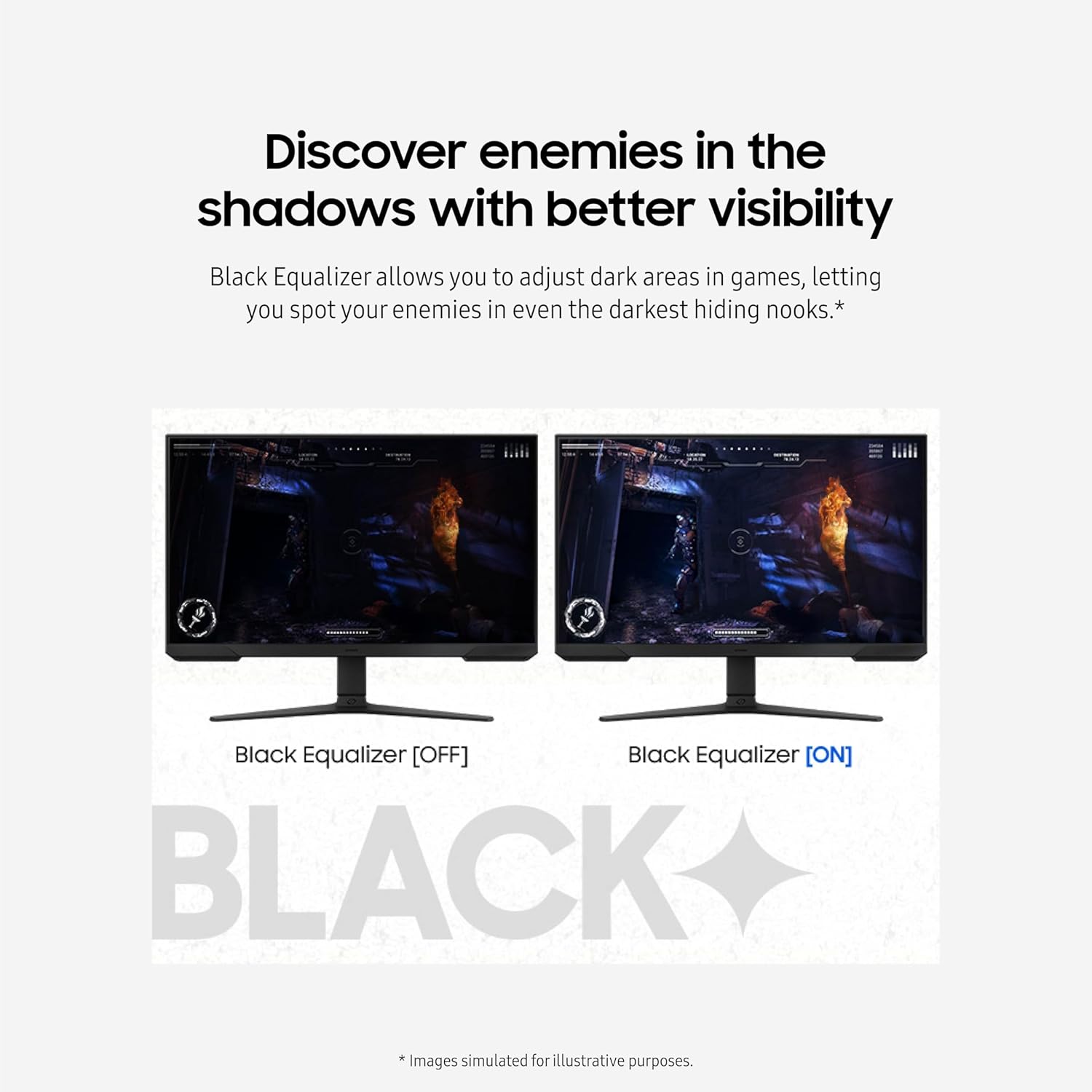 Samsung 27-Inch Odyssey G3 (G30D) Series FHD Gaming Monitor, 1ms, 180Hz, AMD FreeSync, Adjustable Stand, Black Equalizer, Virtual Aim Point, Eye Saver Mode, Flicker-Free, LS27DG302ENXZA - Image 6