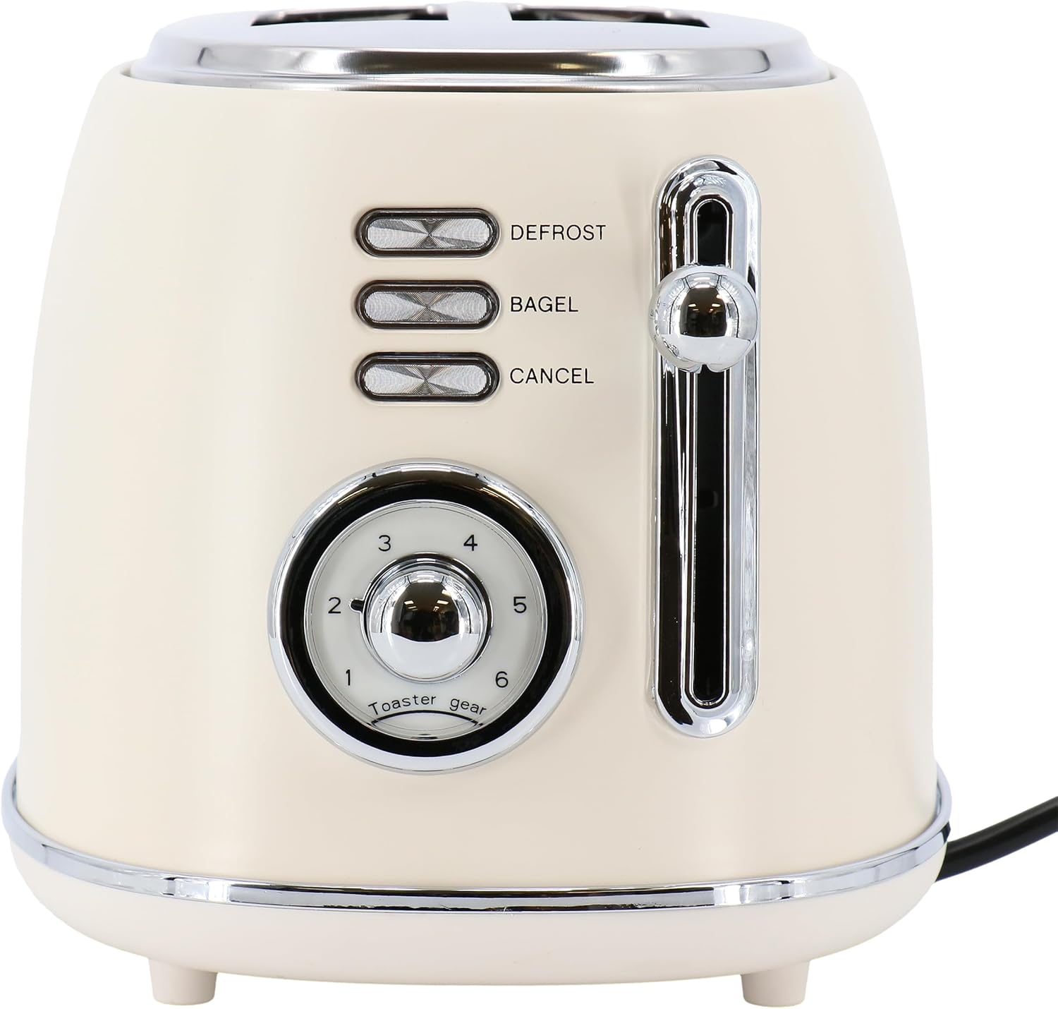 MegaChef 1.7 Quart Electric Tea Kettle and 2 Slice Toaster Combo in Matte Cream (Cream) - Image 5