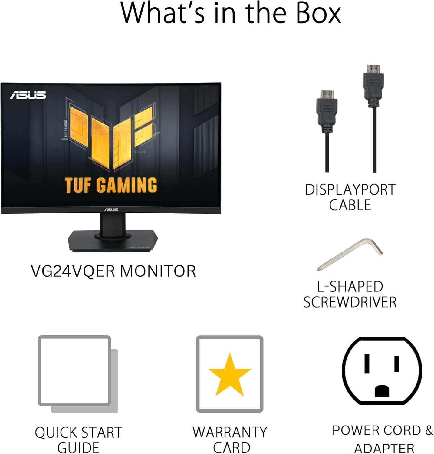 ASUS TUF Gaming 24” (23.6 inch viewable) Curved Monitor (VG24VQER) – FHD, 180Hz, 1ms, DCI-P3 90%, Extreme Low Motion Blur Sync, FreeSync, Shadow Boost, Eye Care, DisplayWidget Center, 3yr Warranty - Image 7