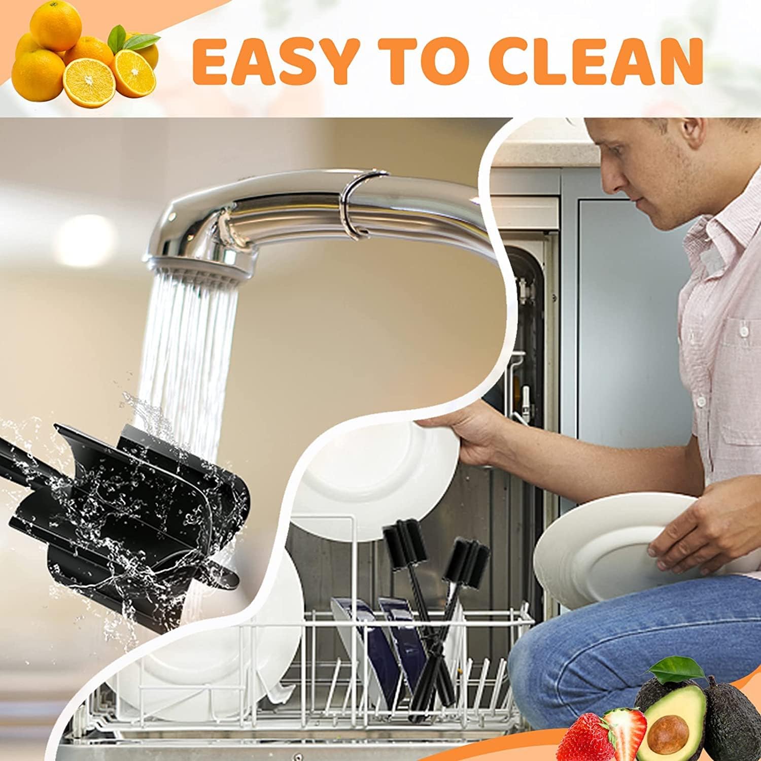 Meat Chopper, Hamburger Chopper, Potato Masher-Professional Multifunctional Heat Resistant Nylon Ground Beef Smasher Kitchen Tools And Gadgets, Safe For Non-Stick Cookware. - Image 5