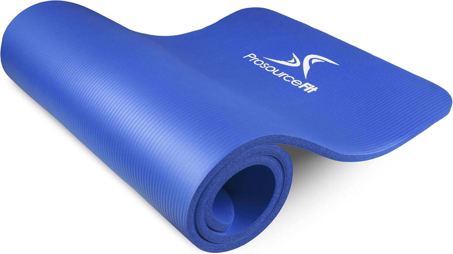 ProsourceFit Extra Thick Yoga and Pilates Mat ½” (13mm), 71-inch Long High Density Exercise Mat with Comfort Foam and Carrying Strap