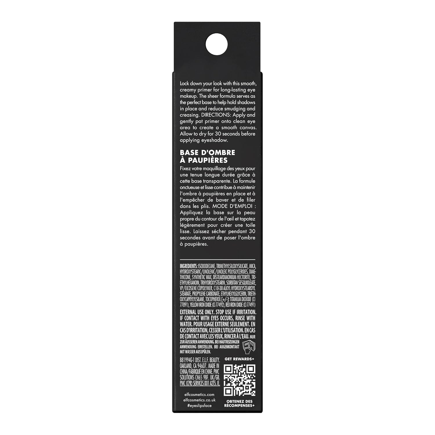 e.l.f. Lock It Down Eyeshadow Primer, Smooth, Creamy Primer For Long-Lasting Eyeshadow, Intensifies Liquid & Powder Color, Vegan & Cruelty-free - Image 6