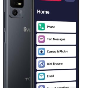 Lively Jitterbug Smart4 Smartphone for Seniors – Cell Phone for Seniors – Not Compatible with Other Wireless Carriers – Must Be Activated with Lively Phone Plan