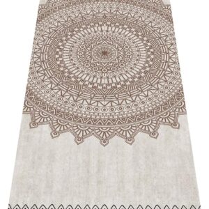 nuveti Yoga Mat Print Extra Thick TPE Non Slip Fitness Exercise Mat with Carrying Bag,72″x24″ Extra Thick 6MM Exercise & Workout Mat for Yoga, Pilates Fitness and Floor Exercises