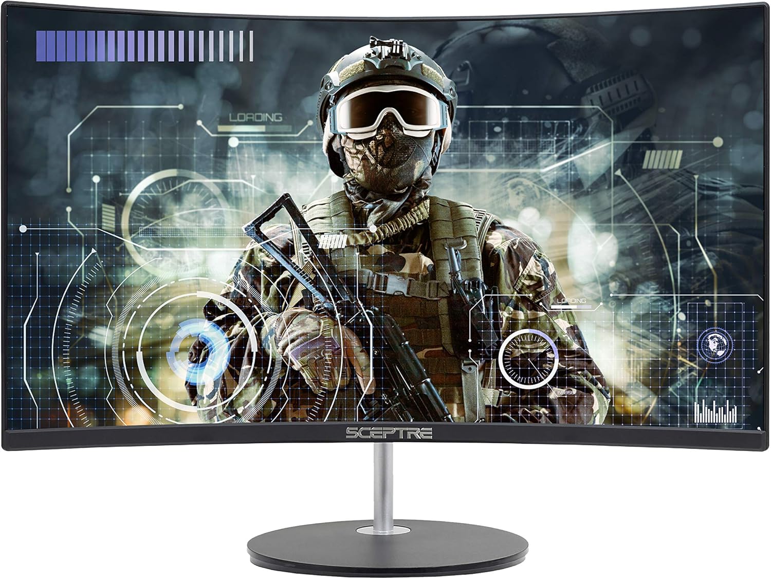 Sceptre Curved 24-inch Gaming Monitor 1080p R1500 98% sRGB HDMI x2 VGA Build-in Speakers, VESA Wall Mount Machine Black (C248W-1920RN Series) - Image 9