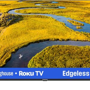 Westinghouse Edgeless Roku TV – 32 Inch Smart Television, LED HD w/Wi-Fi & Mobile App Connectivity, Flat Screen Compatible w/Apple Home Kit, Alexa, & Google Assistant