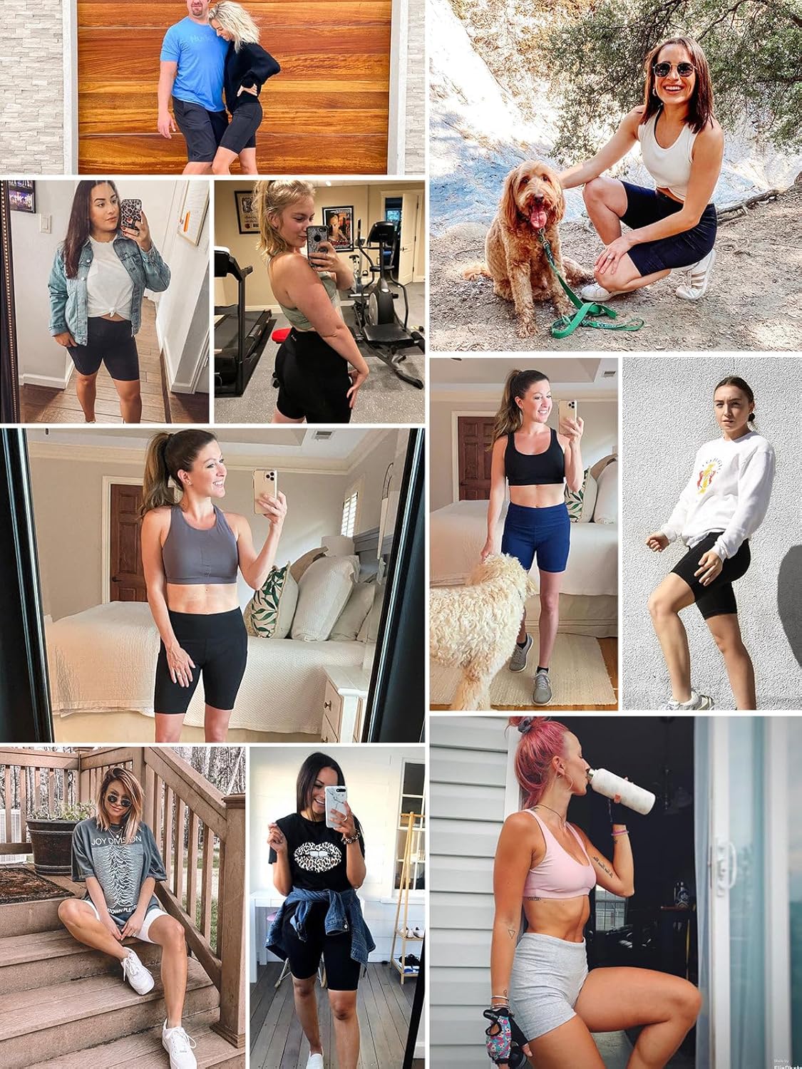 baleaf Women's 8"/ 5"/ 3" Biker Shorts High Waist Yoga Workout Gym Running Volleyball Spandex Shorts with Pockets - Image 2