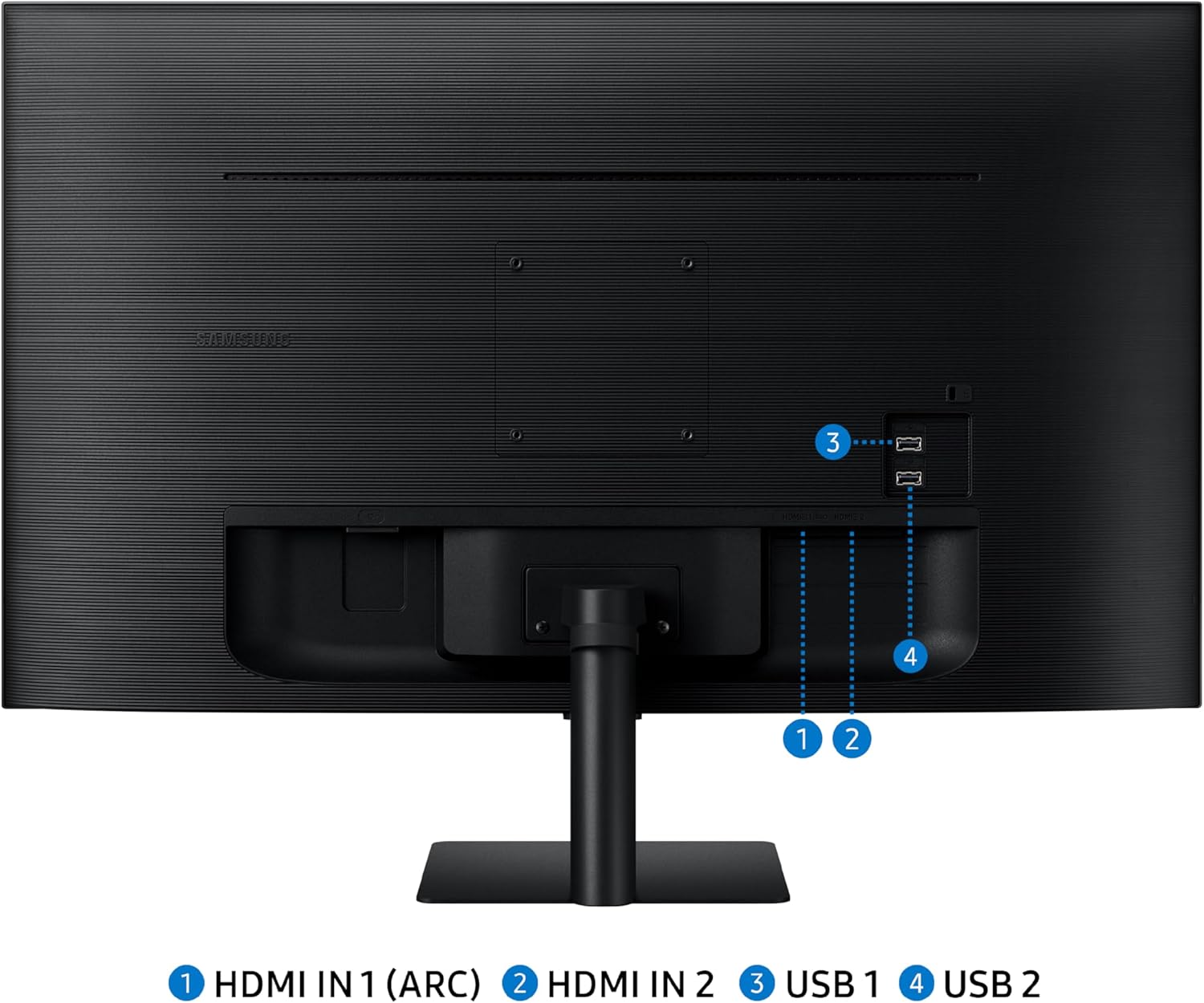 SAMSUNG 27-Inch M5 (M50D) Series FHD Smart Monitor with Streaming TV, Speakers, HDR10, Gaming Hub, Multiple Ports, Workout Tracker, Vision Accessibility Tools, LS27DM500ENXGO, 2024 - Image 8