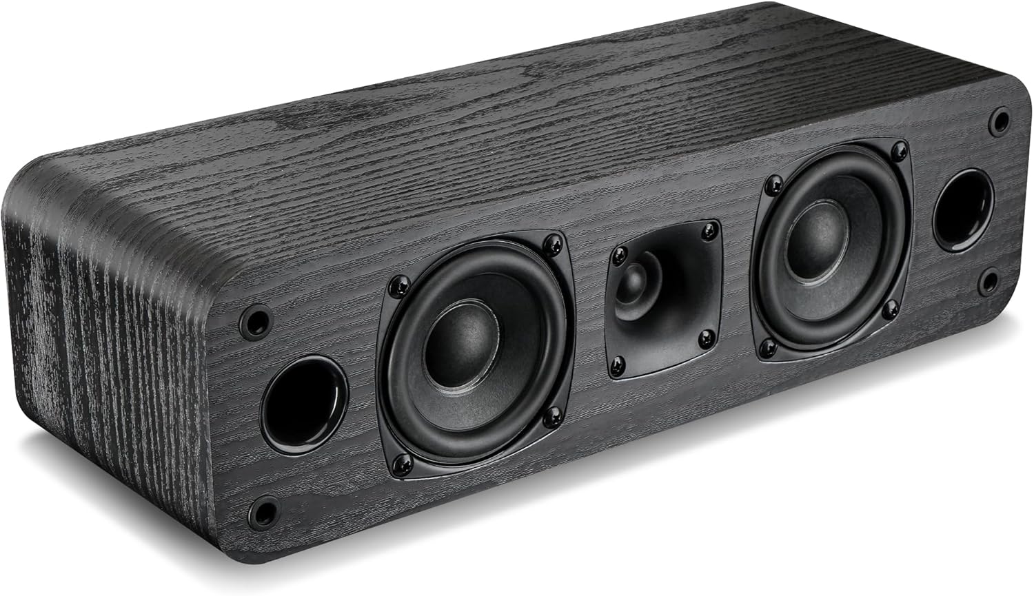 Saiyin 5.0 Home Theater System, 100w HiFi Surround Sound Speakers with Stereo Surround Sound and Classic Rretro Wood Grain for TV/PC, Passive, Amplifier or Receiver Required, Cable Not Included - Image 3