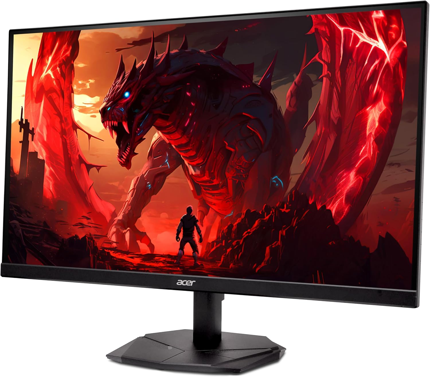 acer Nitro 27 Inch WQHD 2560 x 1440 IPS Gaming Monitor | AMD FreeSync | Up to 180Hz Refresh | Up to 0.5ms | DCI-P3 95% | HDR 10 Support | One Display Port 1.2 & Two HDMI 2.0 | KG271U N3bmiipx - Image 9