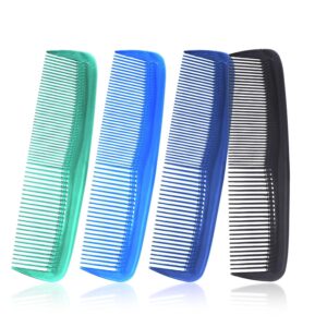 Soft ‘N Style Hair Care 4-Pack Comb – Not Breakable – mens comb/fine tooth comb/peines para cabello