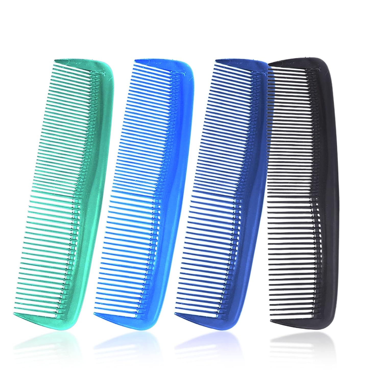 Soft 'N Style Hair Care 4-Pack Comb - Not Breakable - mens comb/fine tooth comb/peines para cabello