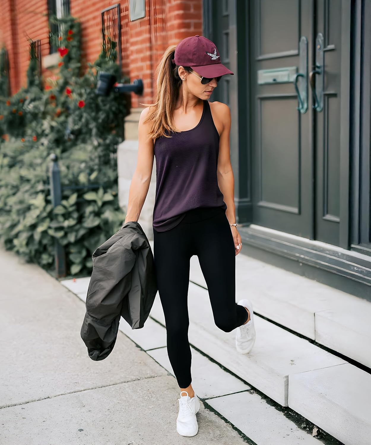 Blisset 3 Pack High Waisted Leggings for Women-Soft Athletic Tummy Control Pants for Running Yoga Workout Reg & Plus Size - Image 3