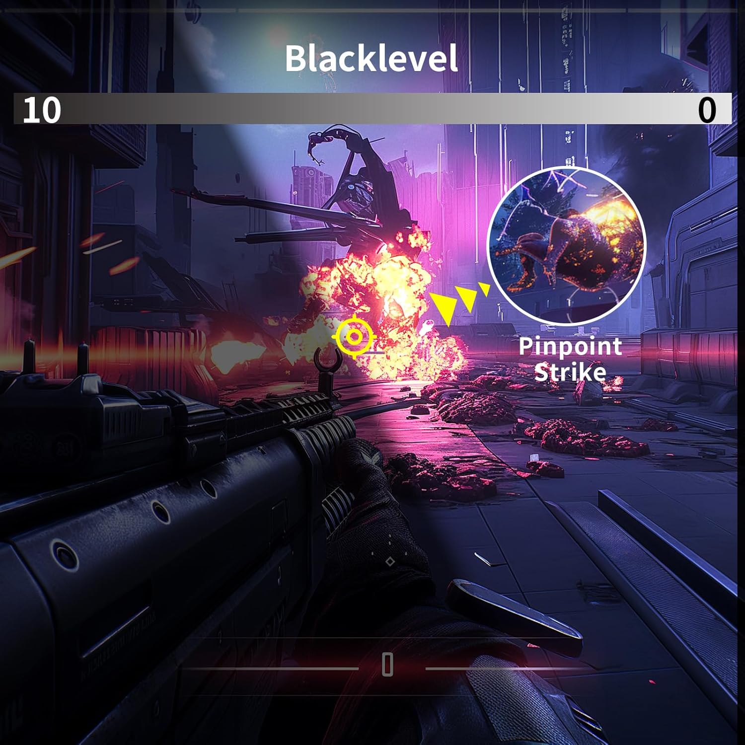 SANSUI 34-Inch Curved Gaming Monitor UWQHD 3440 x 1440 165Hz Curved 1500R - PIP/PBP, 1ms(MPRT), HDR, 300nits, sRGB 125%, DCI-P3 95%,FreeSync,HDMI x2,DP1.4 x2 (ES-G34C5 DP Cable Included) - Image 7