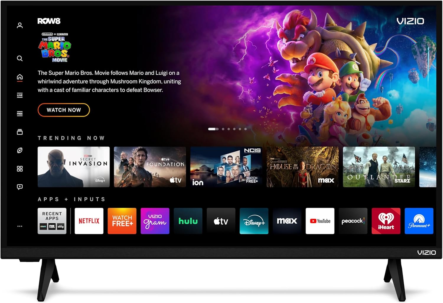 VIZIO 32-inch HD Smart TV 720p LED w/Alexa Compatibility, Google Cast Built-in, Bluetooth Headphone Capable (VHD32M-08, New)