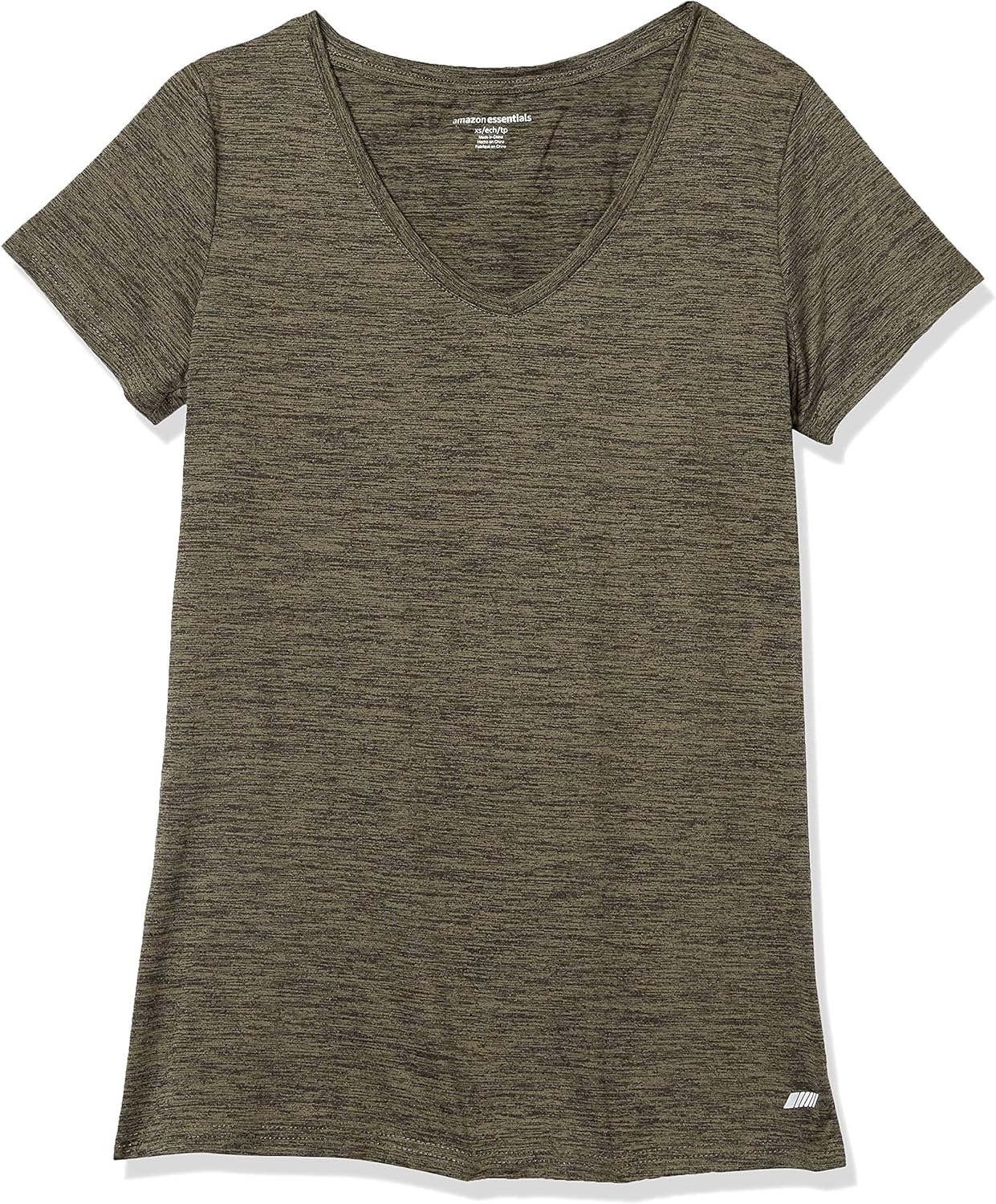 Amazon Essentials Women's Active Quick Dry Tech Stretch Short-Sleeve V-Neck T-Shirt (Available in Plus Size), Pack of 2 - Image 8