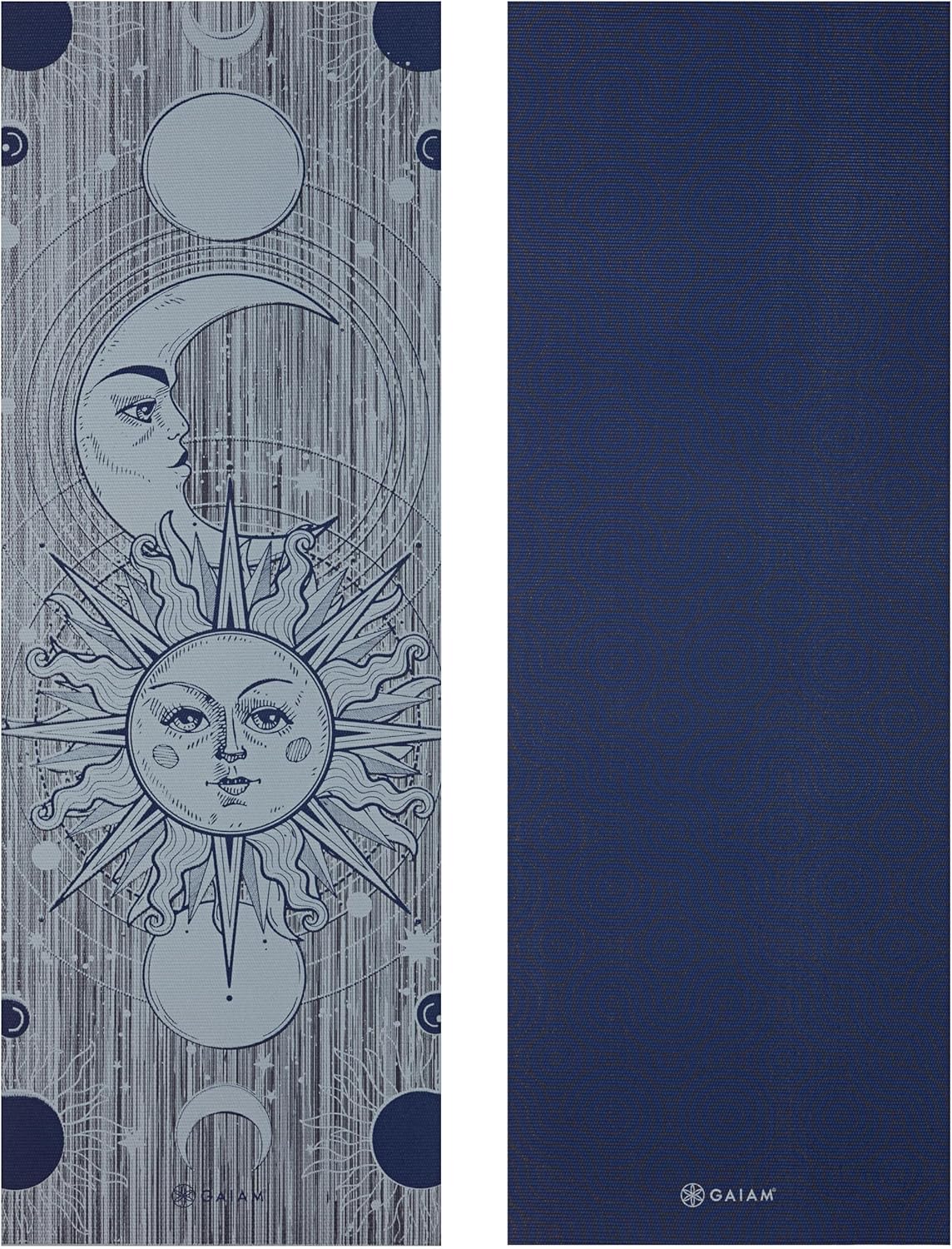 Gaiam Yoga Mat - Premium 6mm Print Reversible Extra Thick Non Slip Exercise & Fitness Mat for All Types of Yoga, Pilates & Floor Workouts (68" x 24" x 6mm Thick) - Image 2