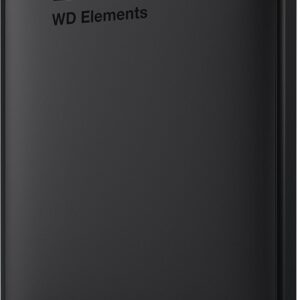 WD 5TB Elements Portable External Hard Drive for Windows, USB 3.2 Gen 1/USB 3.0 for PC & Mac, Plug and Play Ready – WDBU6Y0050BBK-WESN