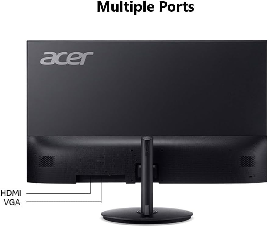 Acer SH272 G0bih 27" IPS Full HD (1920 x 1080) Ultra-Thin Gaming Office Monitor | Adaptive-Sync Support (FreeSync Compatible) | Up to 120Hz Refresh | 1ms (VRB) | Adjustable Stand | HDMI & VGA Ports - Image 8